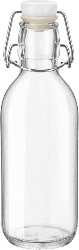 garrafa de água em vidro meio litro - Emilia