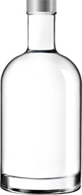 garrafa de água em vidro 700ml, 70cl - Oslo