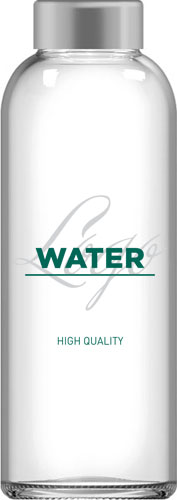 Garrafa de Vidro Tua 500 ml personalizada