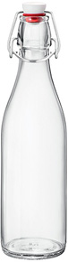 glass water bottle half liter, 500ml, 50cl - Giara