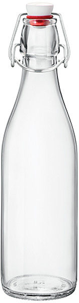glass water bottle half liter - Giara