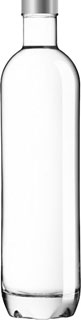 glass water bottle 700ml, 70cl - H Dozo