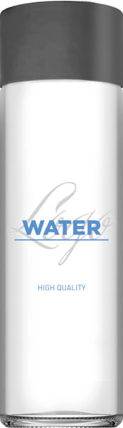 Glass Botlle Tua 750 ml decor